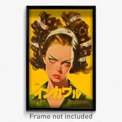 Brazilian Movie Poster - Girl Feeling Humiliation. Lace Trimmed Hairband