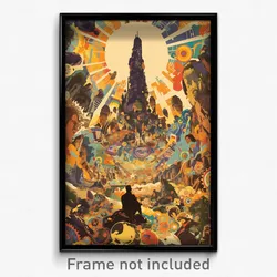 Mexican Movie Poster - Rich Canadian City (Mexico Retro Film Art Print)