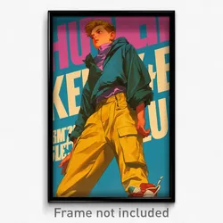 German Movie Poster - Boy Feeling Attraction, Glossy Baggy Clothes (Art Print)