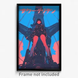 Movie Art Poster - Girl Feeling Shy, Scientific Highleg (Retro Film Print)