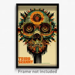 Mexican Movie Poster - Grimy Strand (Mexico Psychedelic Art Retro Film Print)