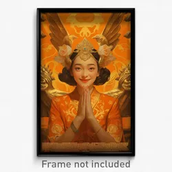 Indonesian Movie Poster - Girl Feeling Tolerance, Imaginary Costume (Art Print)