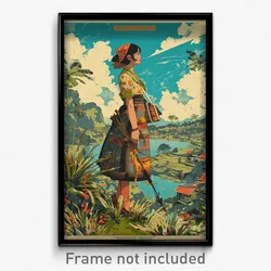 Indonesian Movie Poster - Spectacular River (Indonesia Retro Film Art Print)