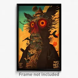 Greek Movie Poster - Massive Nest (Greece Psychedelic Art Retro Film Print)