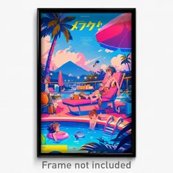 Thai Movie Poster - Adorable Pool (Thailand Psychedelic Art Retro Film Print)