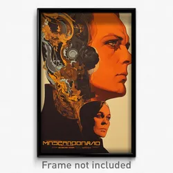 Russian Movie Poster - Man Feeling Indifference, Accomplished Brown Corset