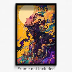 Russian Movie Poster - Slim Staith (Russia Psychedelic Art Retro Film Print)