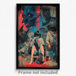 Vietnamese Movie Poster - Dreary Desolation (Vietnam Retro Film Art Print)