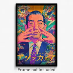Thai Movie Poster - Man Feeling Apathy, Admirable Purple Bow (Art Print)