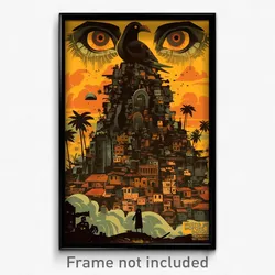 Brazilian Movie Poster - Monumental Village (Brazil Retro Film Art Print)