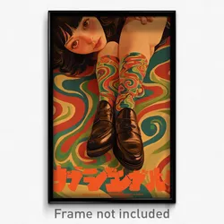 Japanese Movie Poster - Girl Feeling Ecstatic, Acrobatic Frilled Socks (Print)