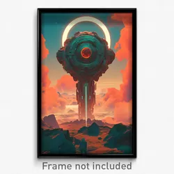 Movie Art Poster - Superb Blender (Psychedelic Trippy Retro Cartoon Film Print)
