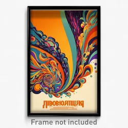 Russian Movie Poster - Curvy View (Russia Psychedelic Art Retro Film Print)