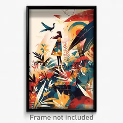 Art Poster - Lost Vinyl (Psychedelic Trippy Weird 11x17 Print)