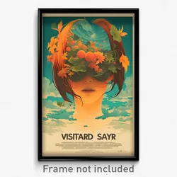 Icelandic Movie Poster - Virtual State (Iceland Retro Film Art Print)