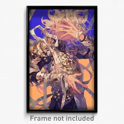 Art Poster - Boy Feeling Insightful Wearing Scattered Plate Armor