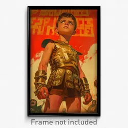 Brazilian Movie Poster - Boy Feeling Frustrated, Valuable Armored Dress (Print)