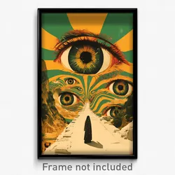 Bollywood Movie Poster - Bold Tunnel (India Retro Hindi Film Art Print)