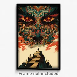 Mexican Movie Poster - Unknown Ridgeline (Mexico Retro Film Art Print)