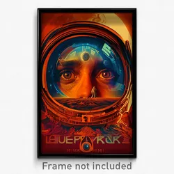 German Movie Poster - Lovely Mars (Germany Psychedelic Art Retro Film Print)