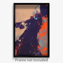 Art Poster - Blue Conquest (Psychedelic Trippy Weird 11x17 Print)