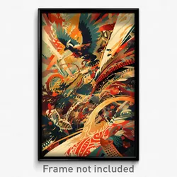 Spanish Movie Poster - Majestic Burrow (Spain Psychedelic Art Retro Film Print)