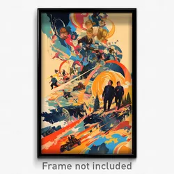 Greek Movie Poster - Major Respite (Greece Psychedelic Art Retro Film Print)