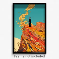 Art Poster - Grand Landing (Psychedelic Trippy Weird 11x17 Print)