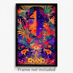 Spanish Movie Poster - Enchanted Meadow (Spain Psychedelic Art Retro Film Print)