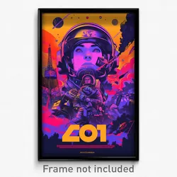 Russian Movie Poster - Lost Channel (Russia Psychedelic Art Retro Film Print)