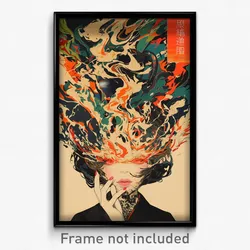 Vietnamese Movie Poster - Noted Chute (Vietnam Psychedelic Art Retro Film Print)