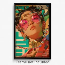 Korean Movie Poster - Boy Feeling Scorn, Glass Hair Beads (Korea Film Art Print)