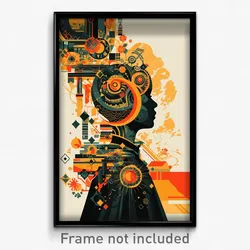 Spanish Movie Poster - Grand Pillar (Spain Psychedelic Art Retro Film Print)