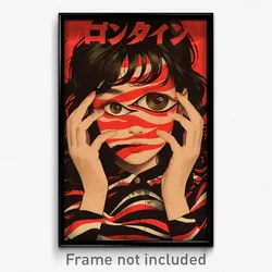 Japanese Movie Poster - Girl Feeling Happiness, Kaleidoscopic Gift Bag (Print)