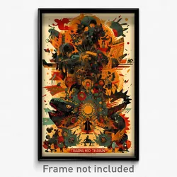 Spanish Movie Poster - Haunting Treasury (Spain Retro Film Art Print)