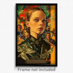 Icelandic Movie Poster - Woman Feeling Friendliness. Green Sailor Collar
