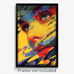 Spanish Movie Poster - Watery Rapids (Spain Psychedelic Art Retro Film Print)