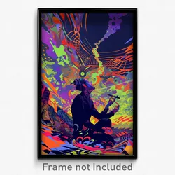 Art Poster - Unimaginable Pen (Psychedelic Trippy Weird 11x17 Cartoon Print)