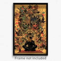 Indonesian Movie Poster - Extra Small Trapdoor (Indonesia Retro Film Art Print)