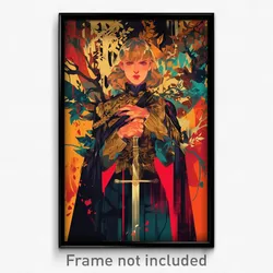 Spanish Movie Poster - Glaring Friary (Spain Psychedelic Art Retro Film Print)