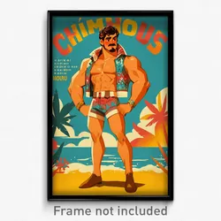 Mexican Movie Poster - Man Feeling Enchanted, Rectangular Short Shorts (Print)