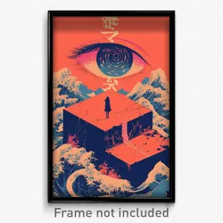 Greek Movie Poster - Deserted Dormer (Greece Psychedelic Art Retro Film Print)