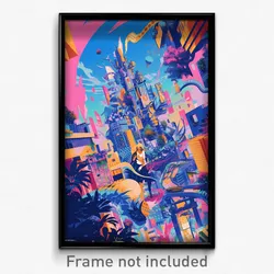 Thai Movie Poster - Captivating Citadel (Thailand Retro Film Art Print)