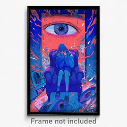 Art Poster - Velvety Safehouse (Psychedelic Trippy Weird 11x17 Cartoon Print)