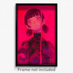 Art Poster - Pretty Square (Psychedelic Trippy Weird 11x17 Print)