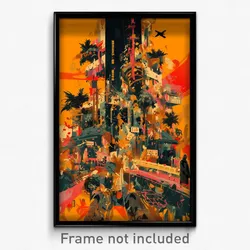 Vietnamese Movie Poster - Tattered Factory (Vietnam Retro Film Art Print)