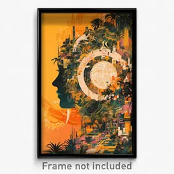 French Movie Poster - Cool Track (France Psychedelic Art Retro Film Print)