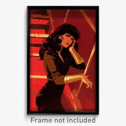Movie Art Poster - Woman Feeling Insecurity, Ambitious Brown Sleeves (Print)