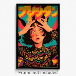 Mexican Movie Poster - Girl Feeling Dazed, Agile Two Tone Shirt (Art Print)