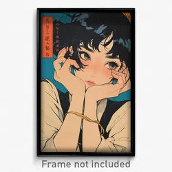 Japanese Movie Poster - Girl Feeling Dismay, Thin Cropped Vest (Japan Art Print)